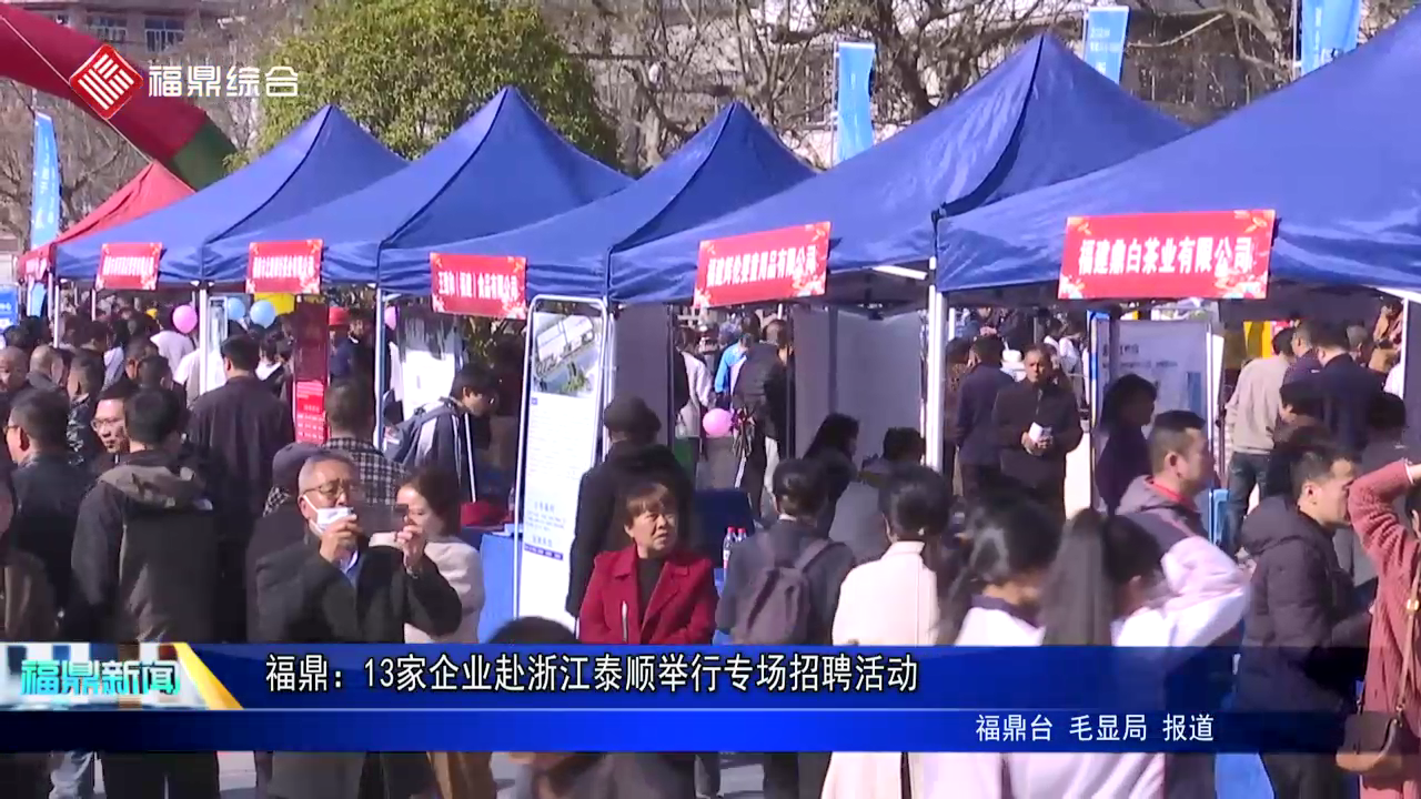百家乐平台：13家企业赴浙江泰顺举行专场招聘活动
